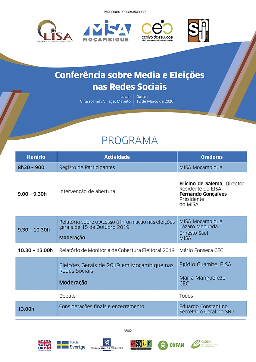 conferencia sobre media e eleicoes nas redes sociais