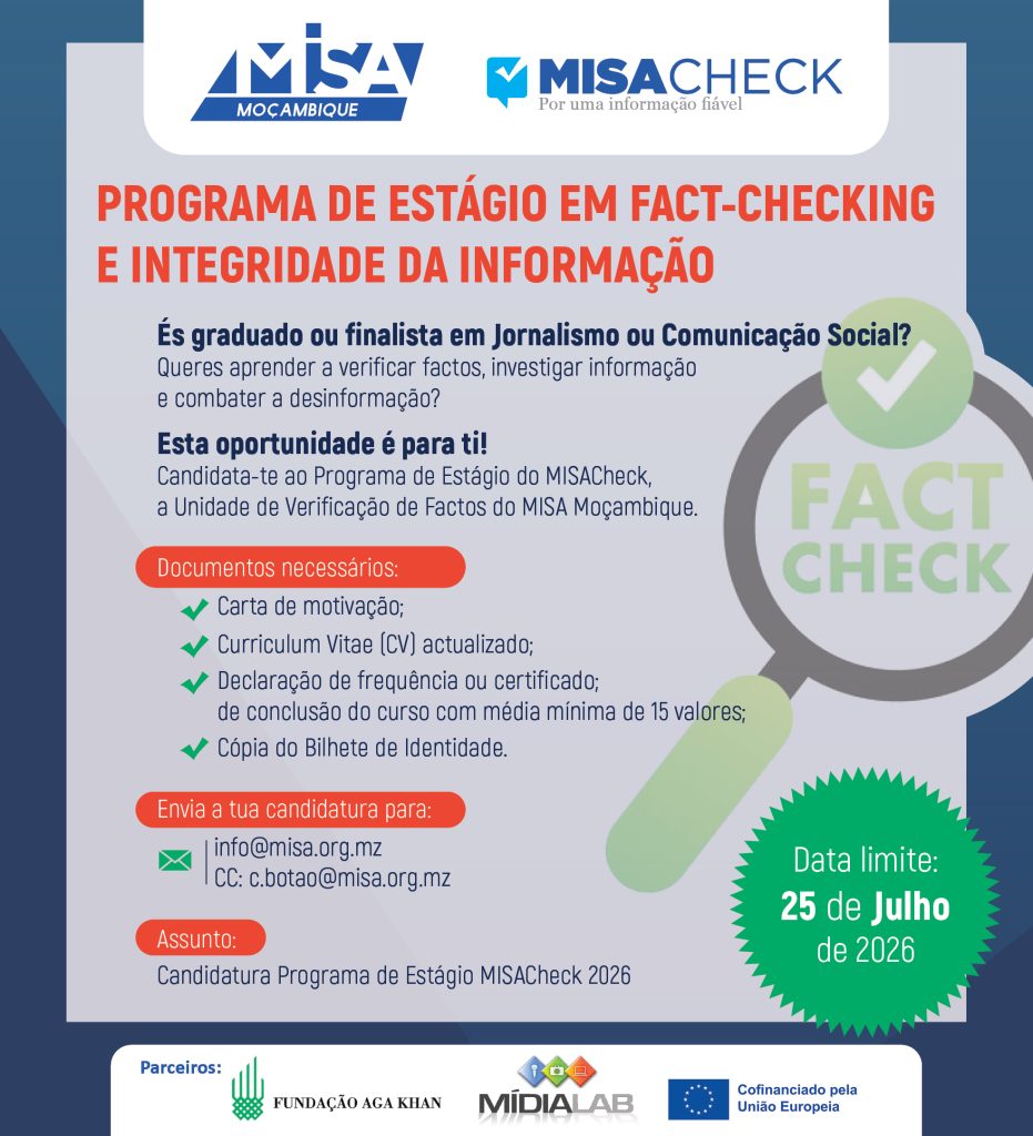 Programa de Estágio em Fact-Checking e Integridade da Informação