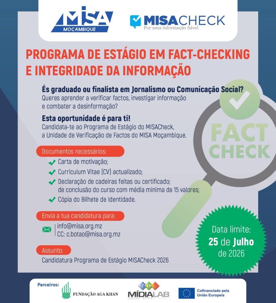 Programa de Estágio em Fact-Checking e Integridade da Informação
